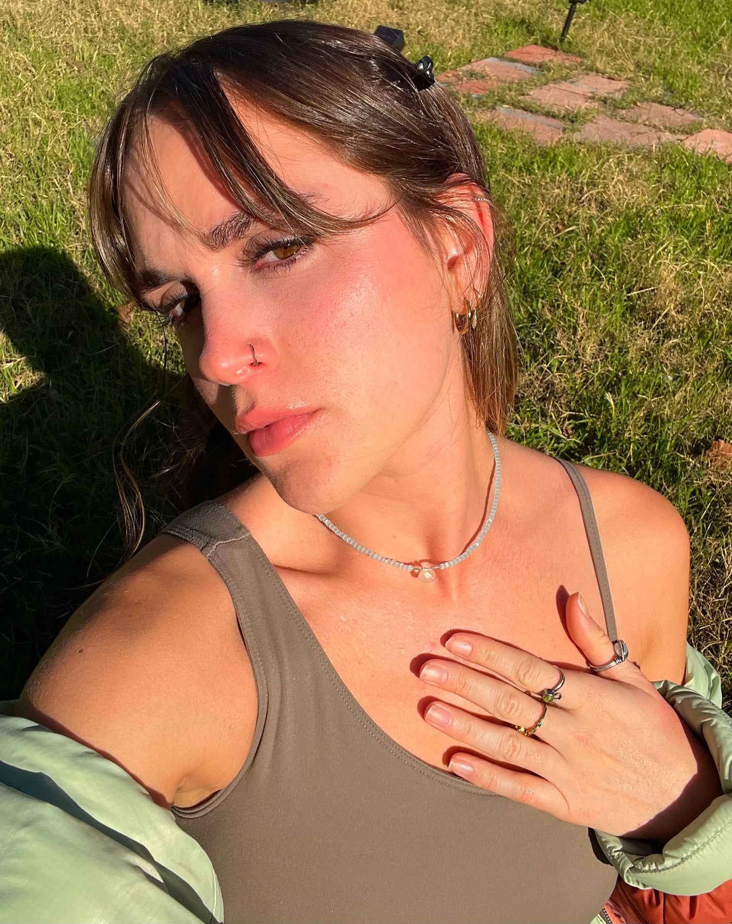 BLUE FLOURITE - NECKLACE