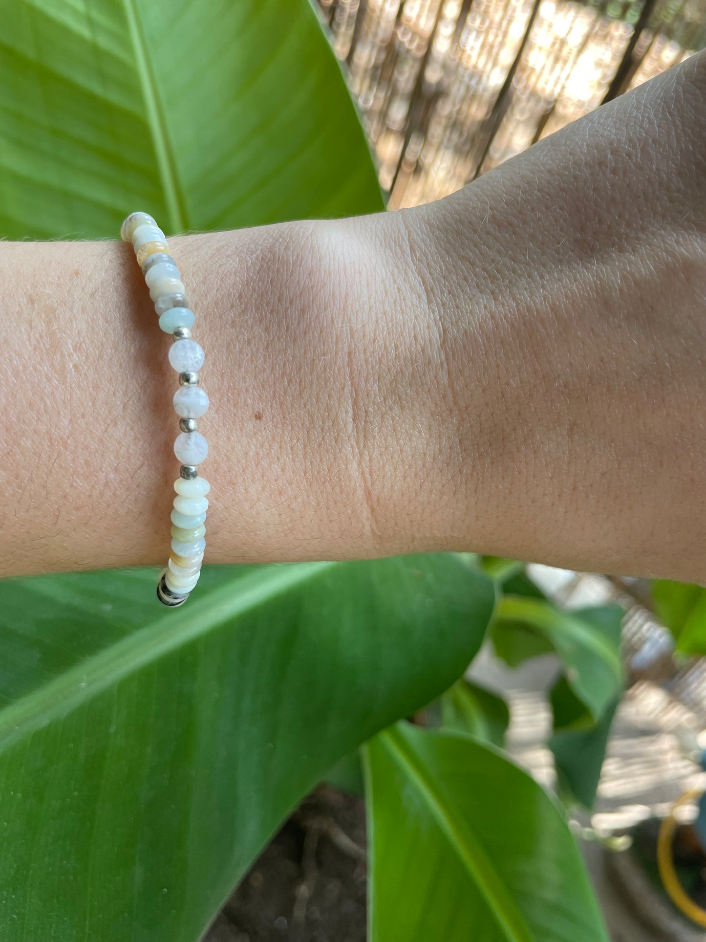 HOWLITE & AMAZONITE - BRACELET