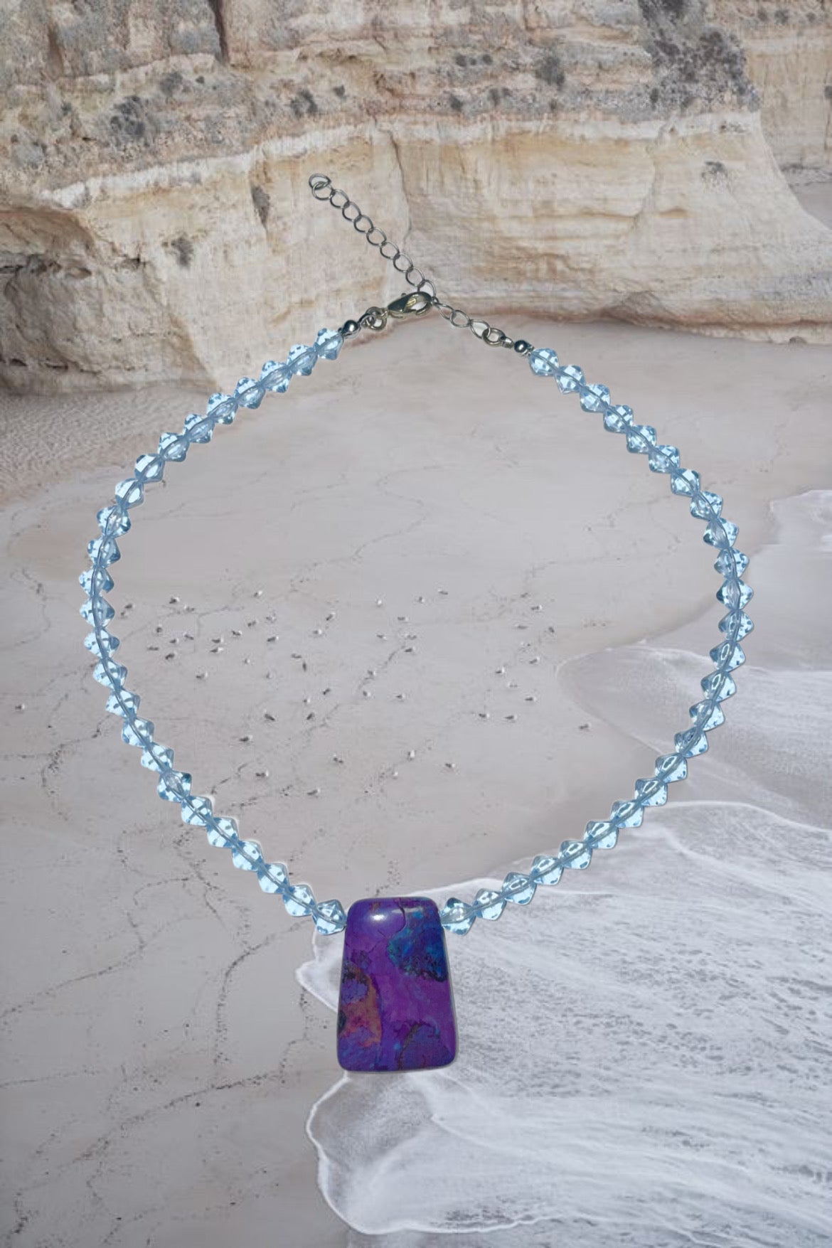 PURPLE JASPER - CHOKER