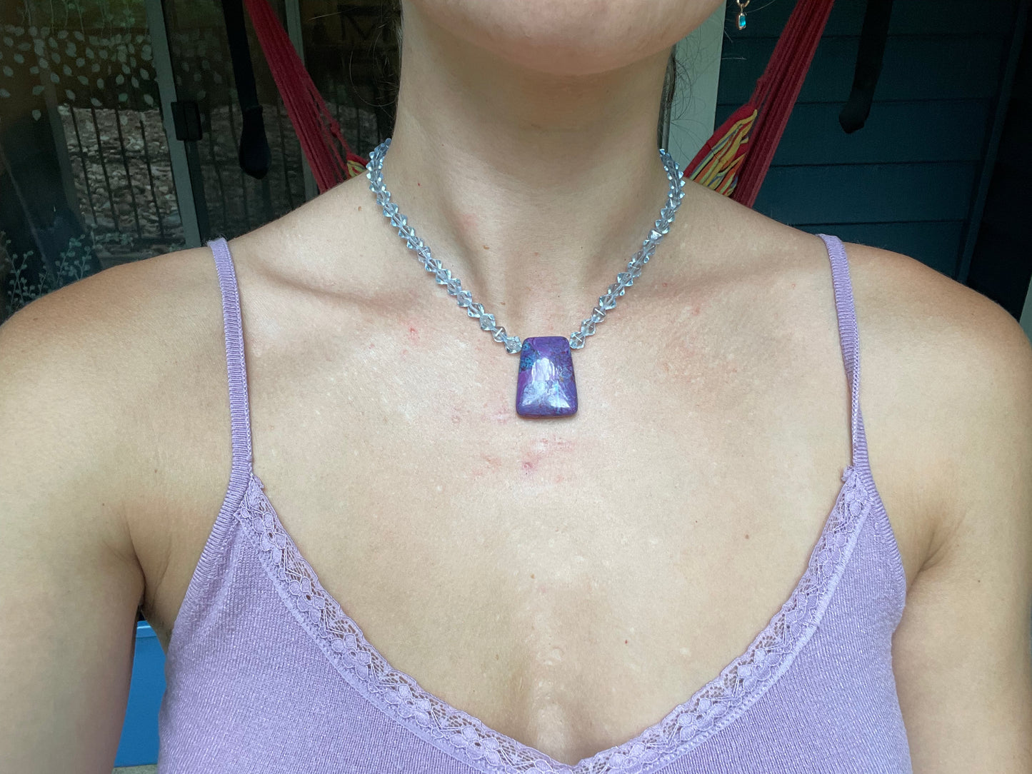 PURPLE JASPER - CHOKER