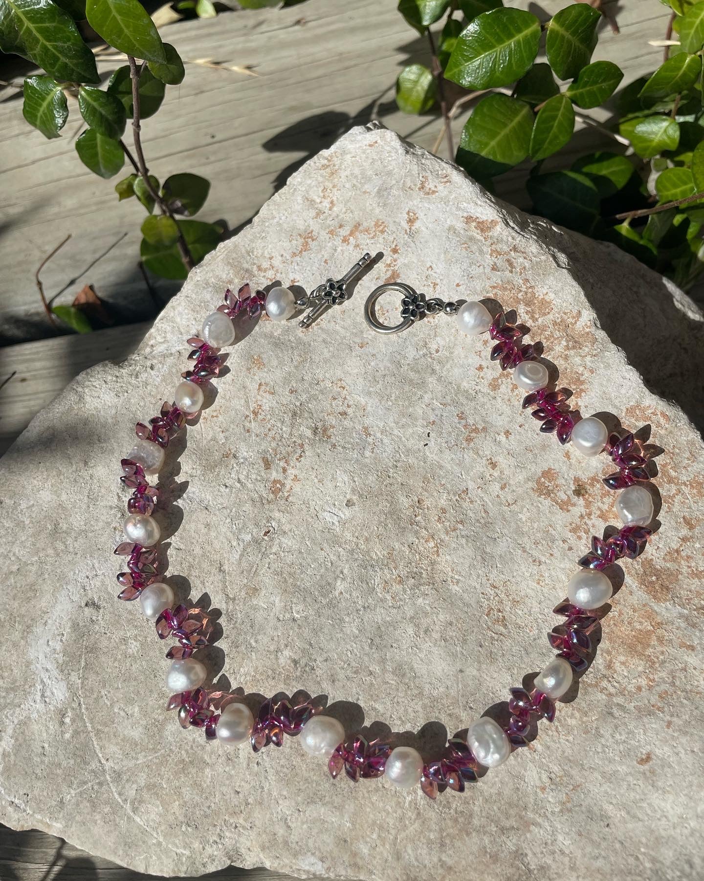 WINE & PEARLS - CHOKER