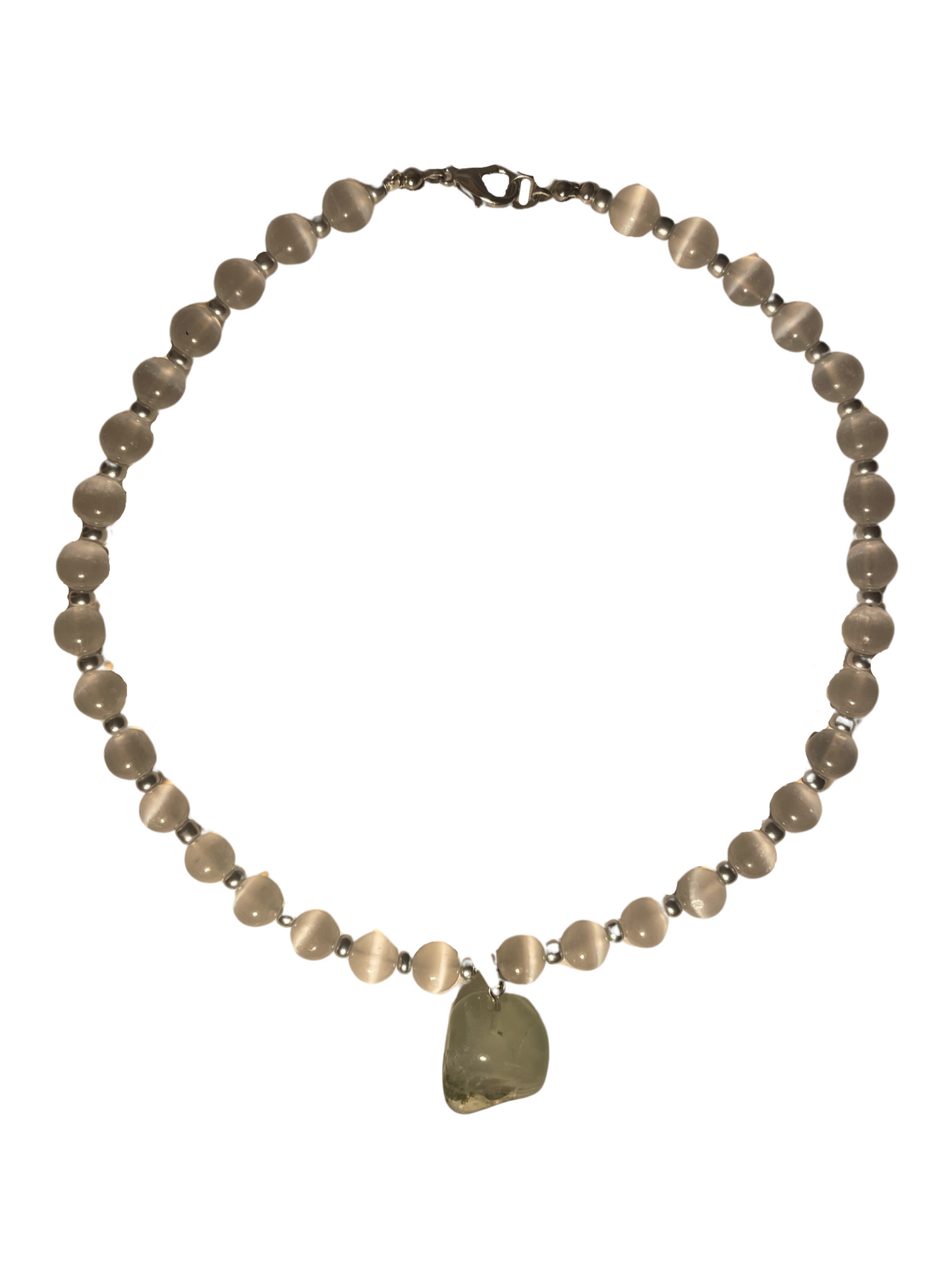 SELENITE & PREHNITE - CHOKER