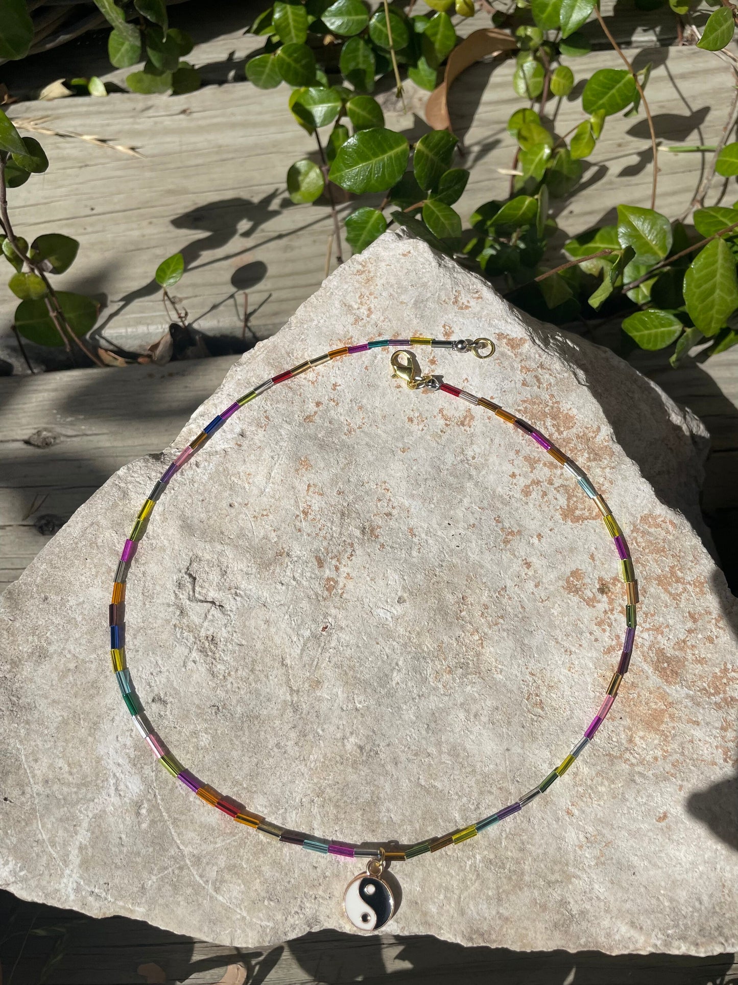 RAINBOW/YIN-YANG - NECKLACE