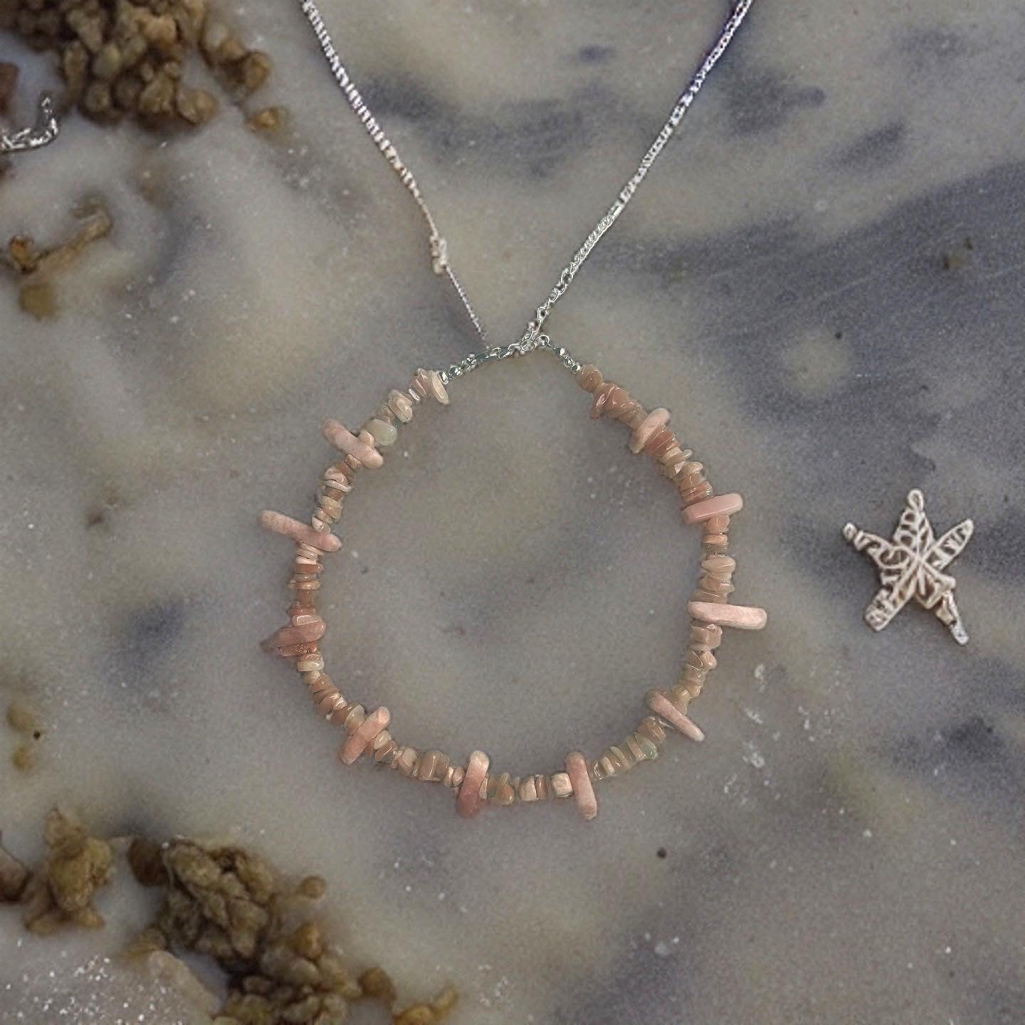 SUNSTONE & PINK OPAL