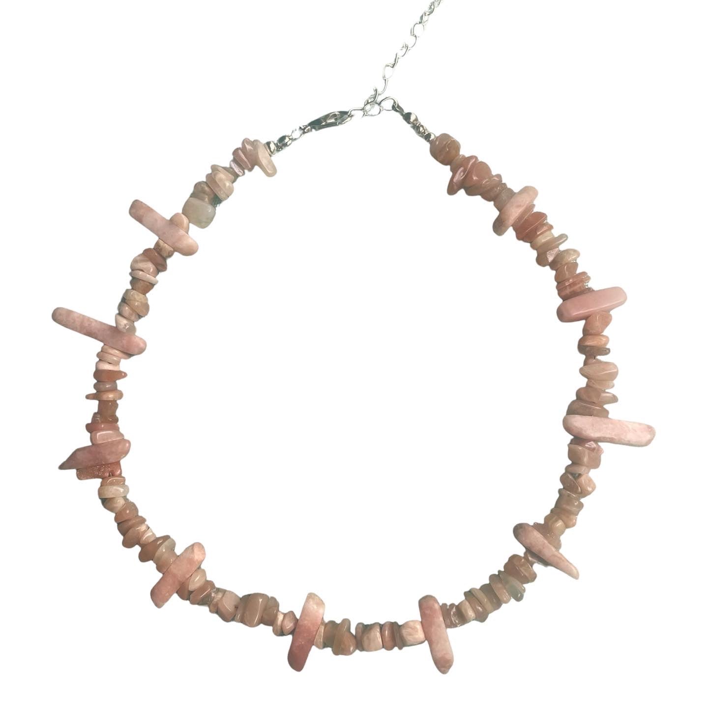 SUNSTONE & PINK OPAL