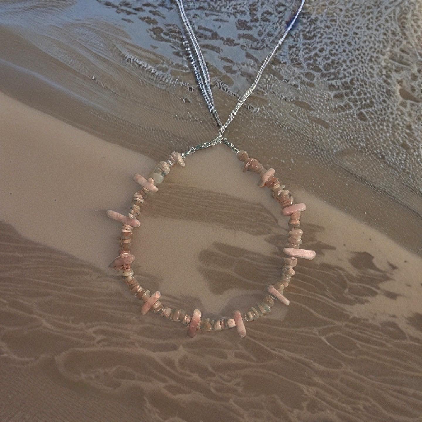 SUNSTONE & PINK OPAL