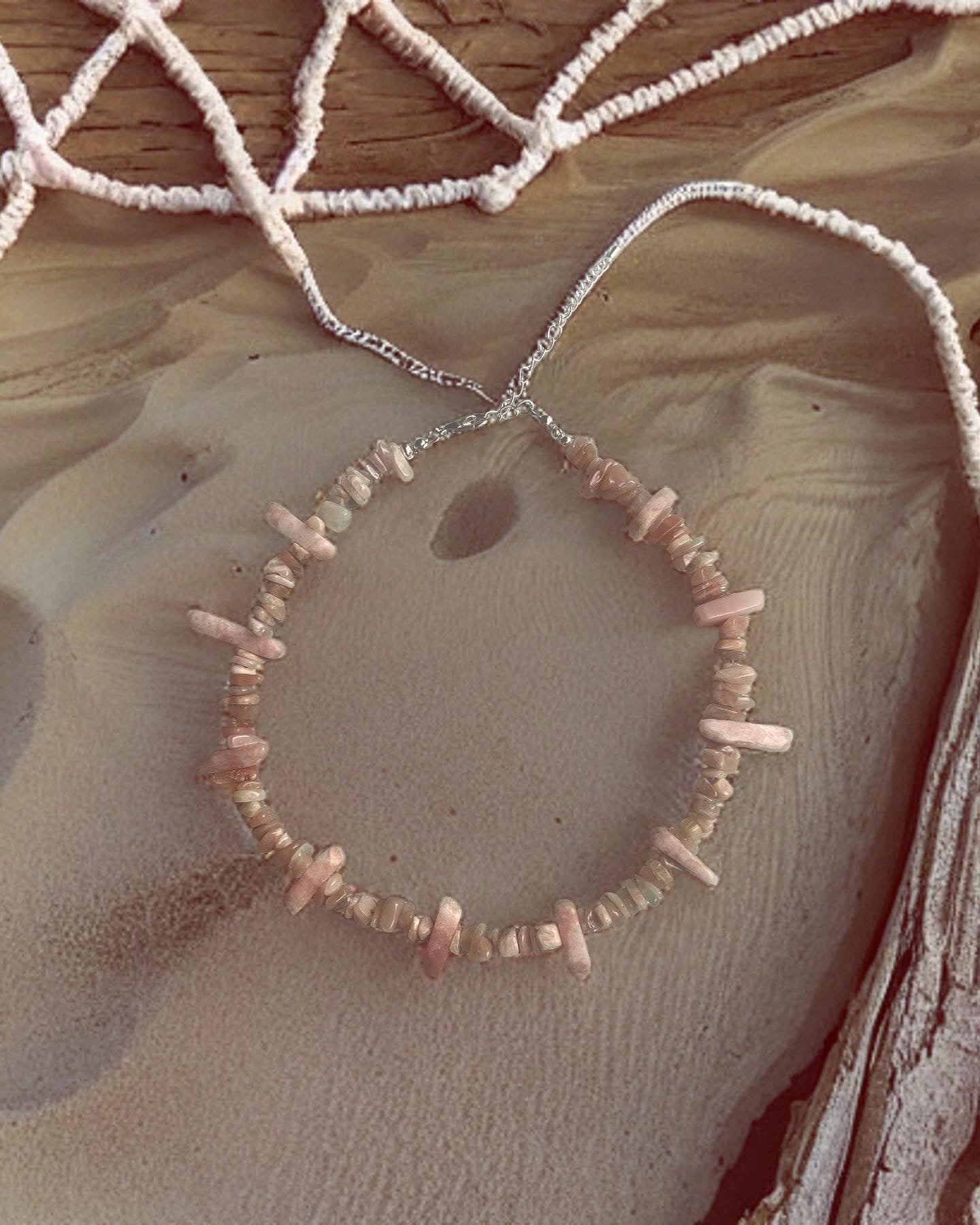 SUNSTONE & PINK OPAL